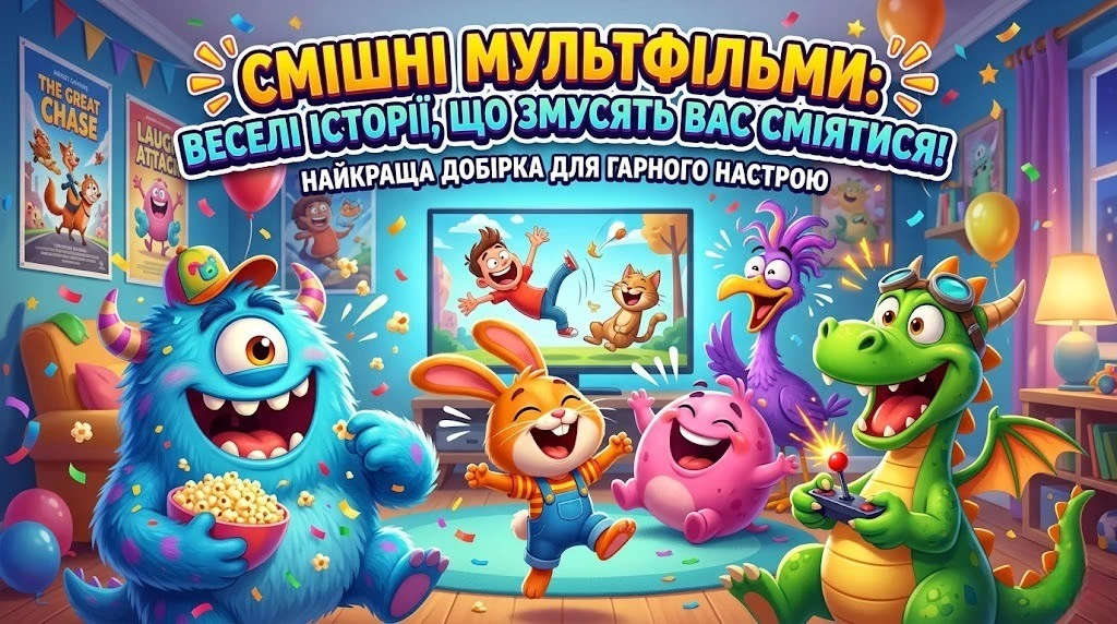 Смішні мультфільми для перегляду з усією родиною