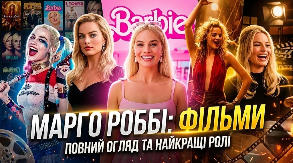 Фільми Марґо Роббі: від першої ролі до Барбі