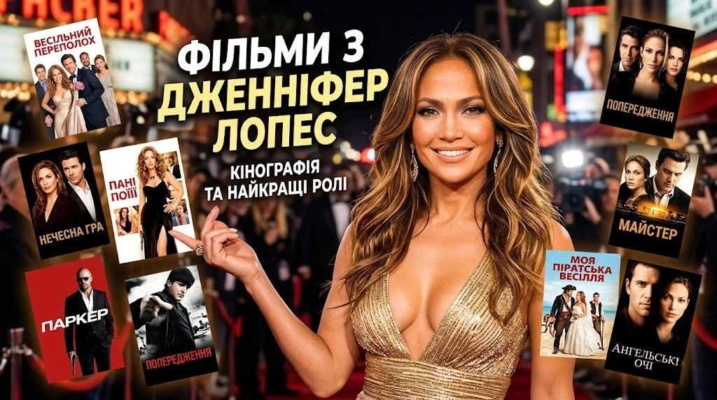 Усі фільми з Дженніфер Лопес різних жанрів і років