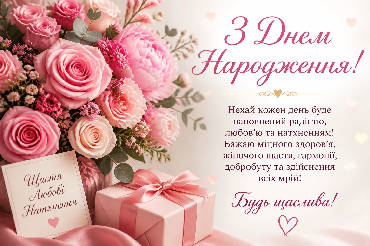 Картинки з днем народження для жінки
