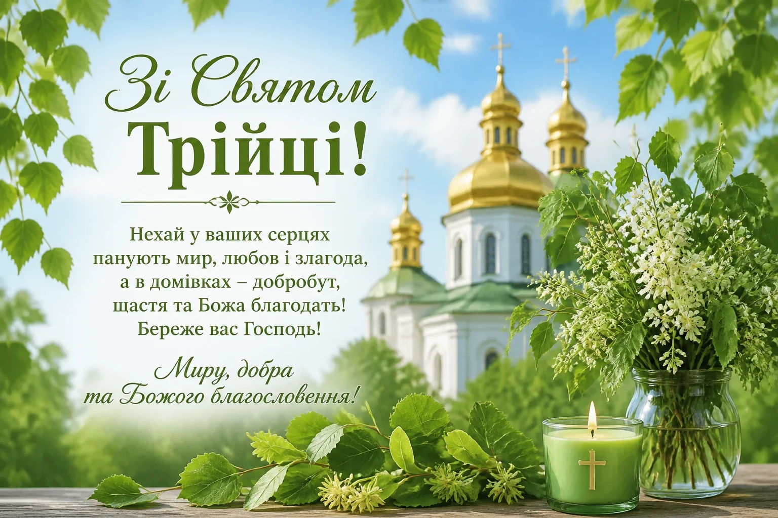 Привітання з трійцею