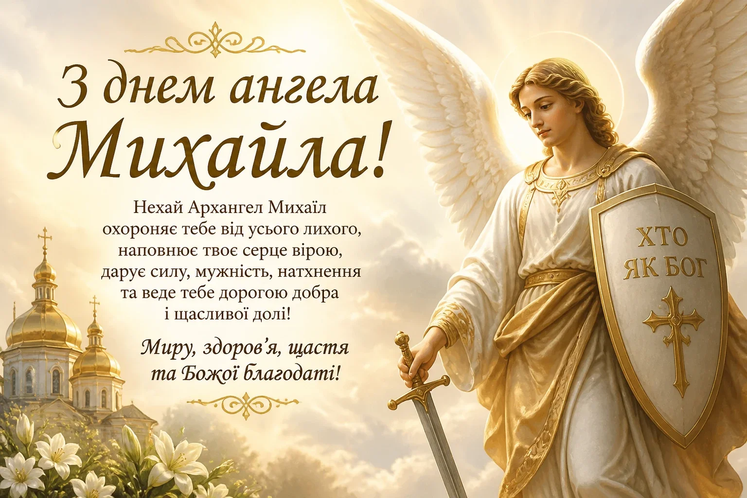 З днем ангела Михайла