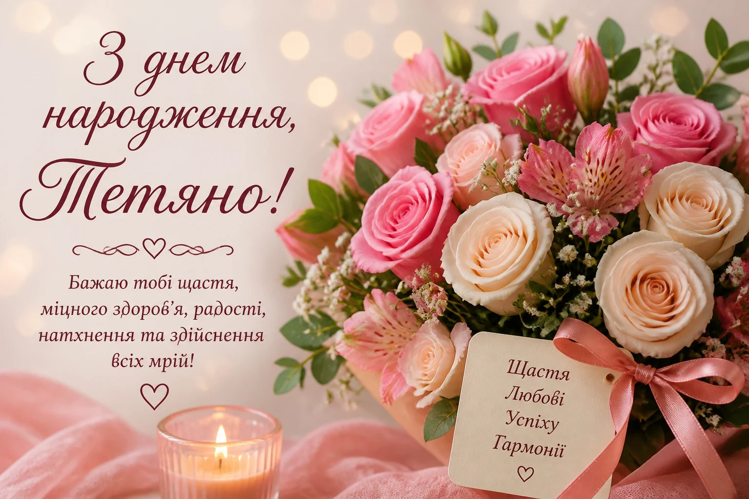 З днем народження, Тетяно