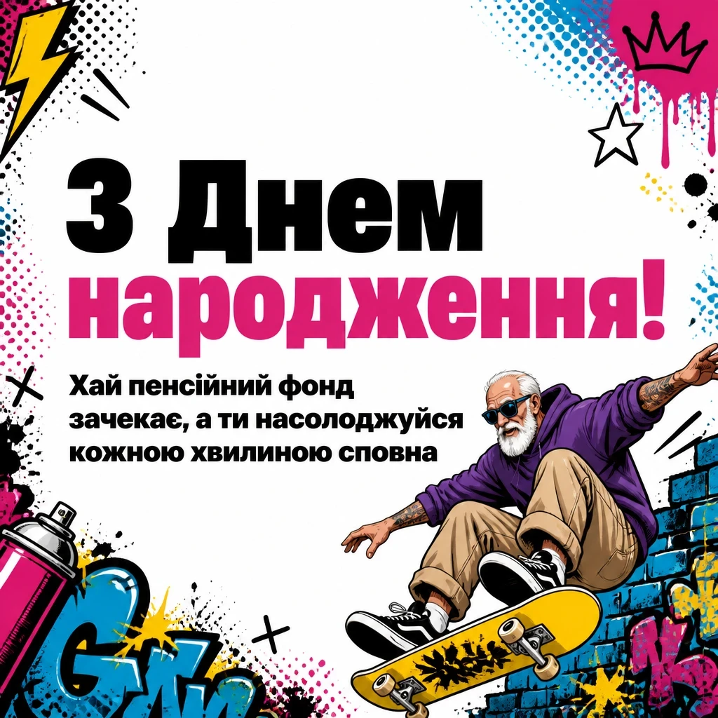 открытка з днем народження