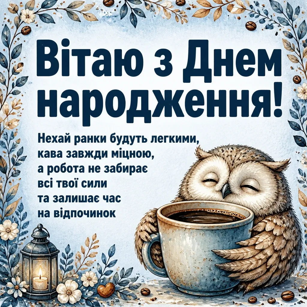 открытка з днем народження