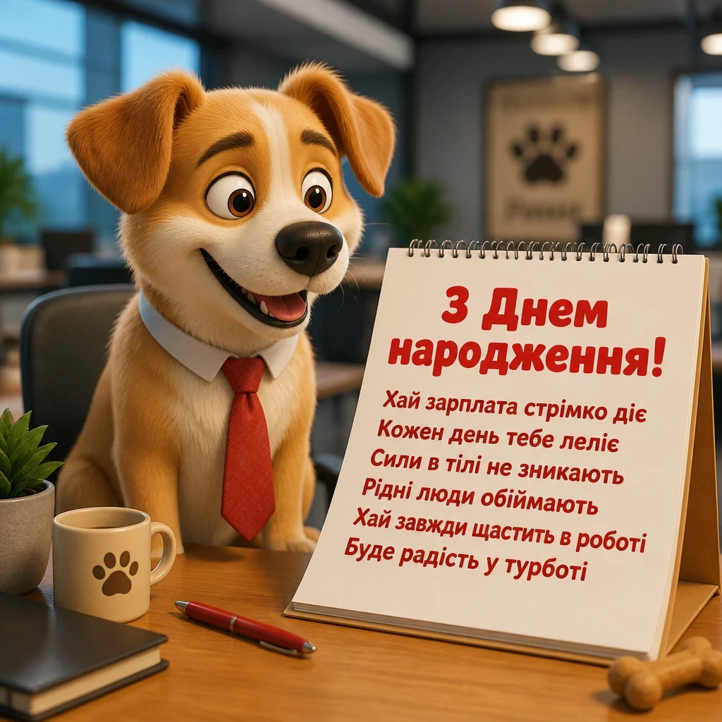 открытка з днем народження