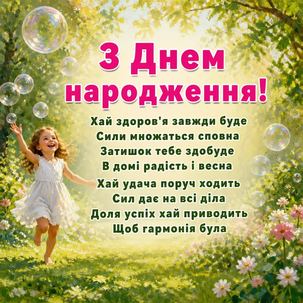открытка з днем народження