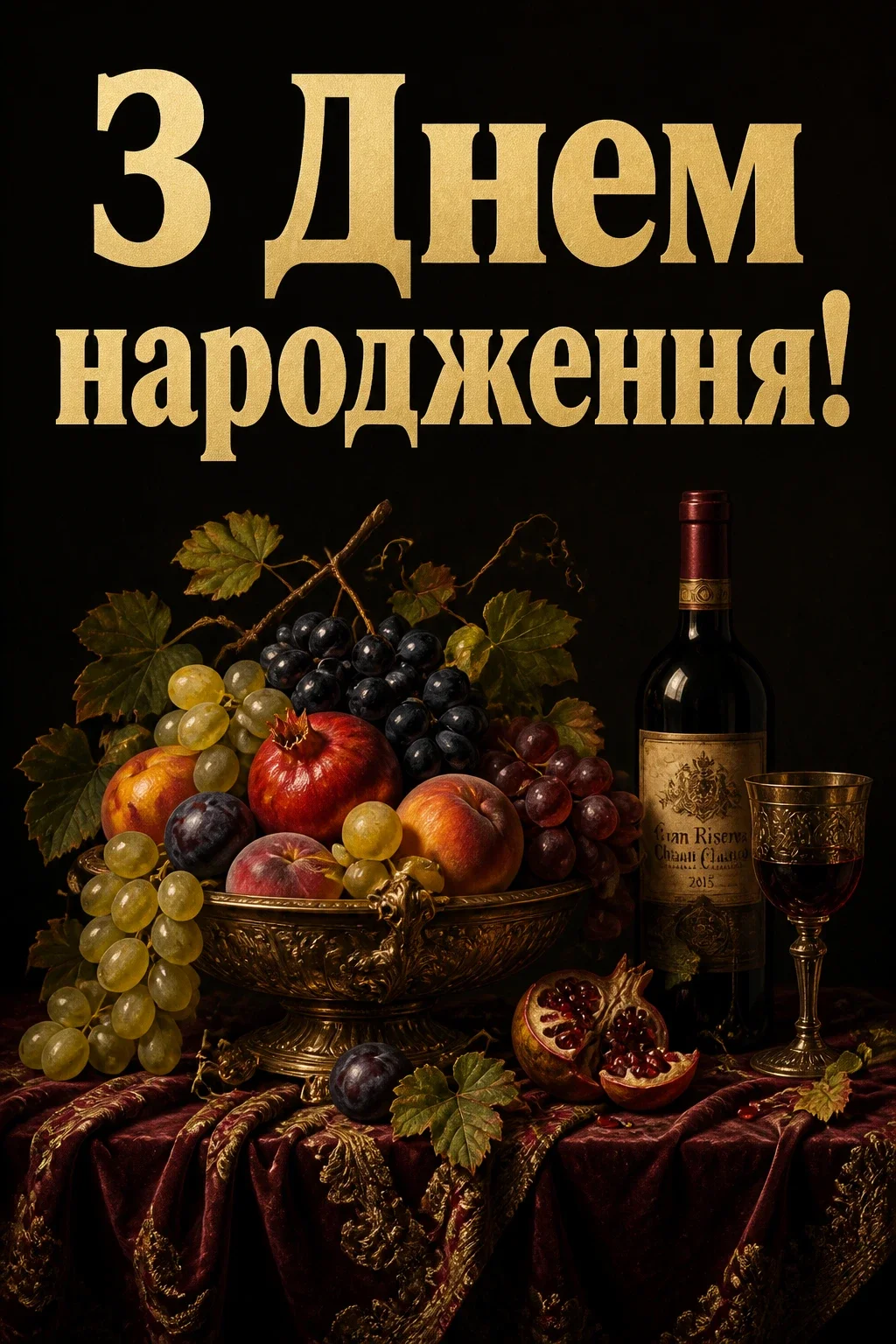 открытка з днем народження