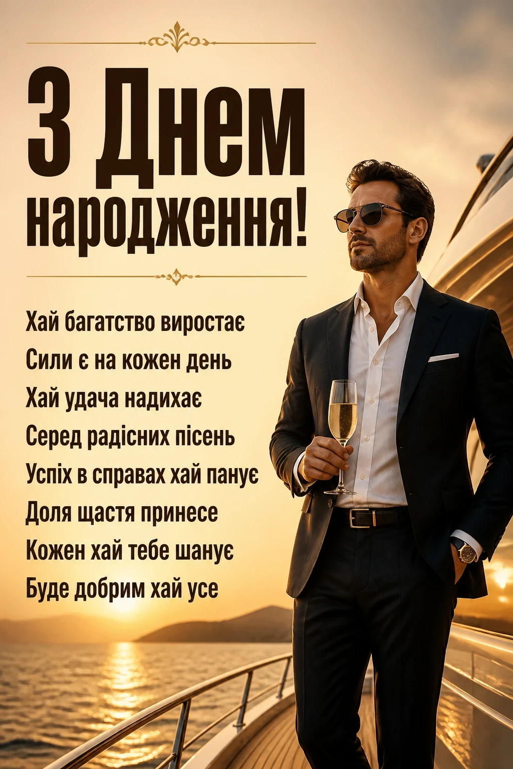 открытка з днем народження