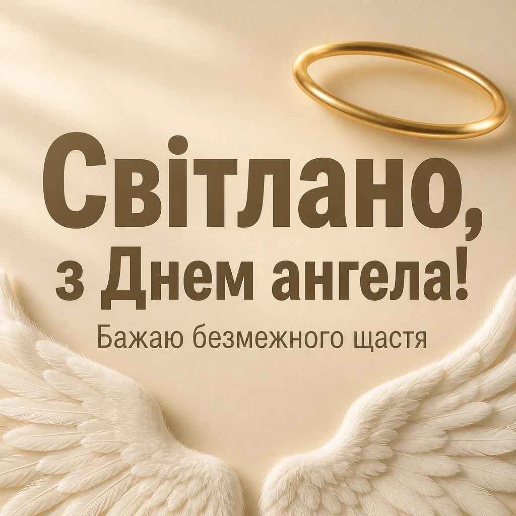 з днем ангела світлана