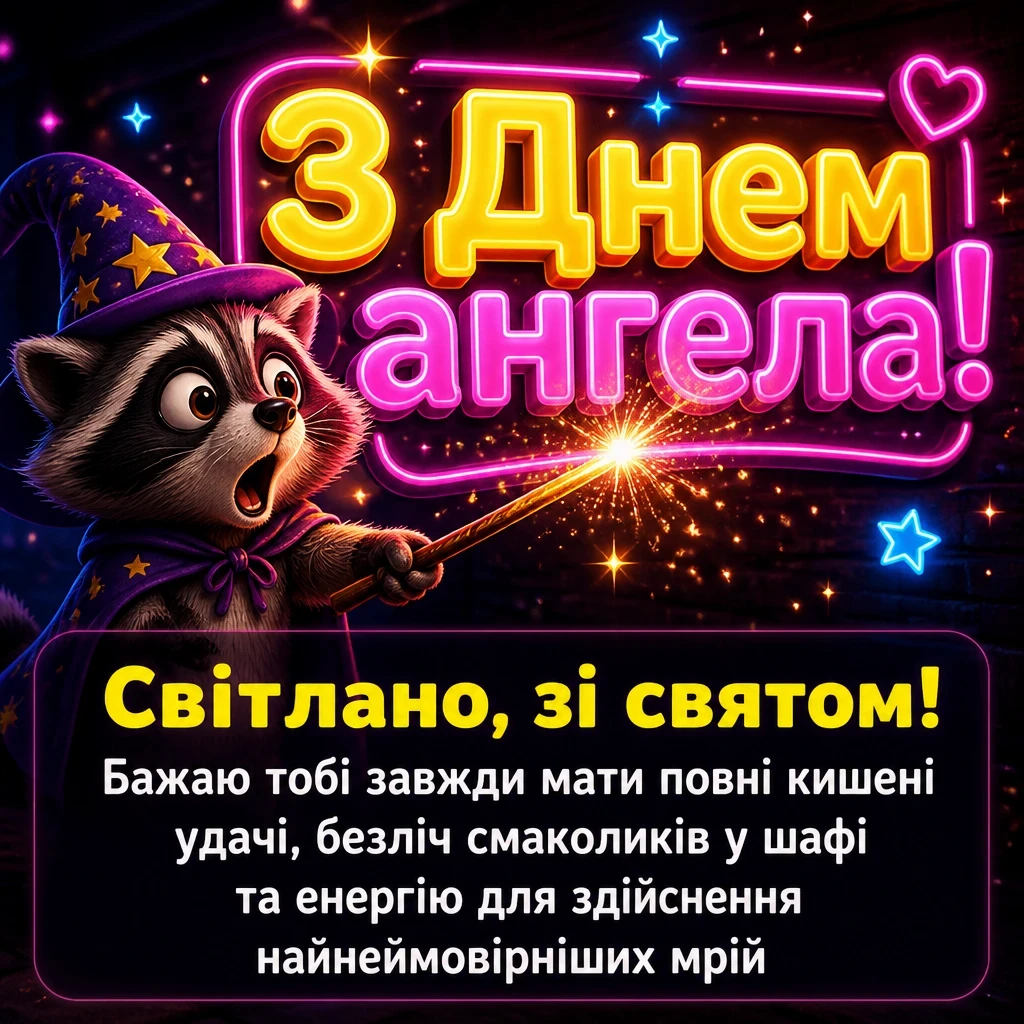 з днем ангела світлана
