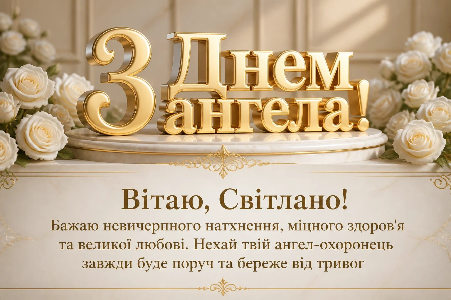 з днем ангела світлана