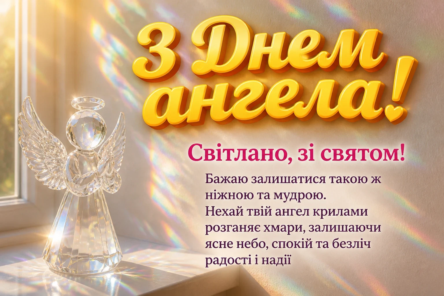 з днем ангела світлана