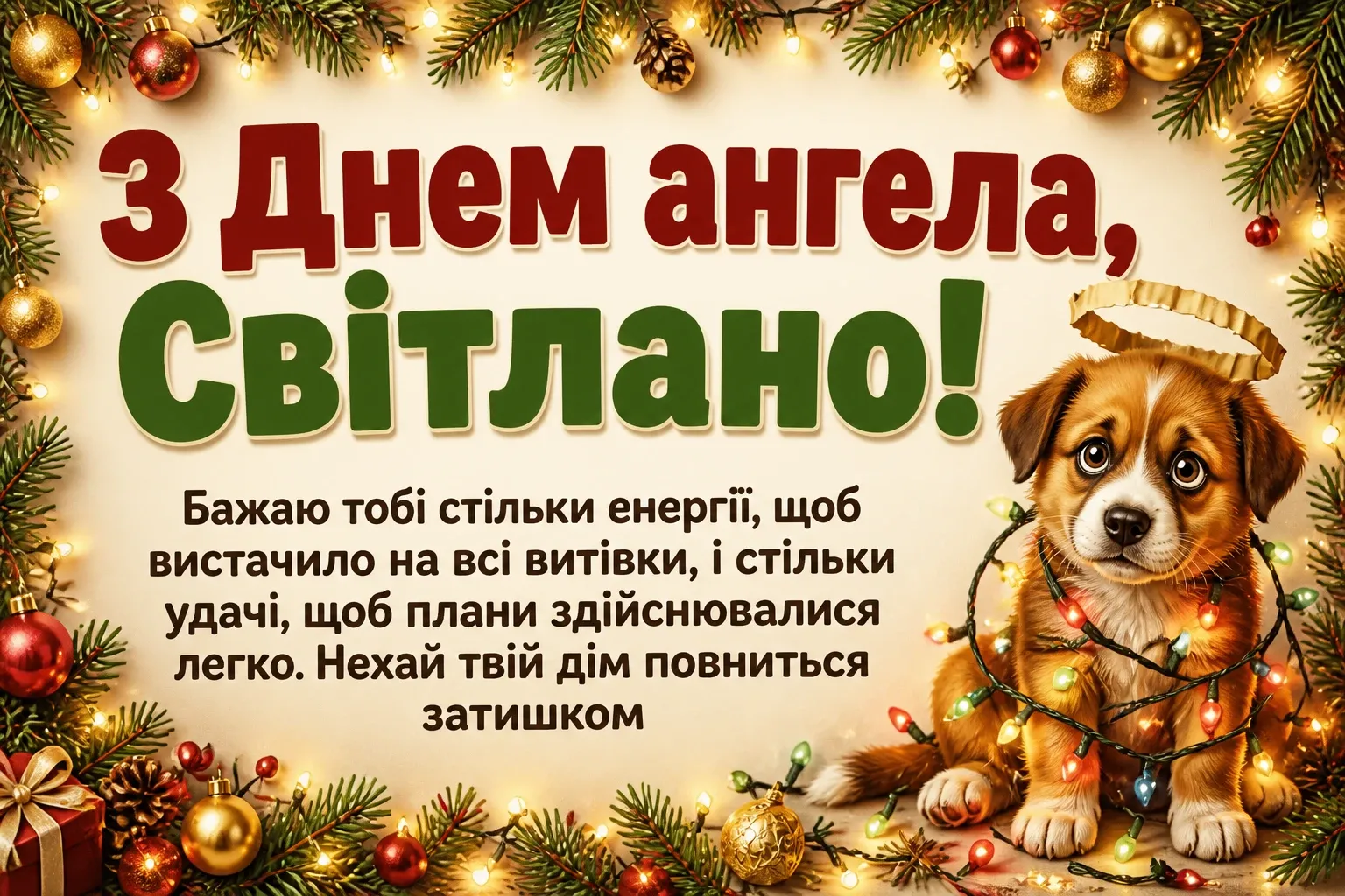 з днем ангела світлана