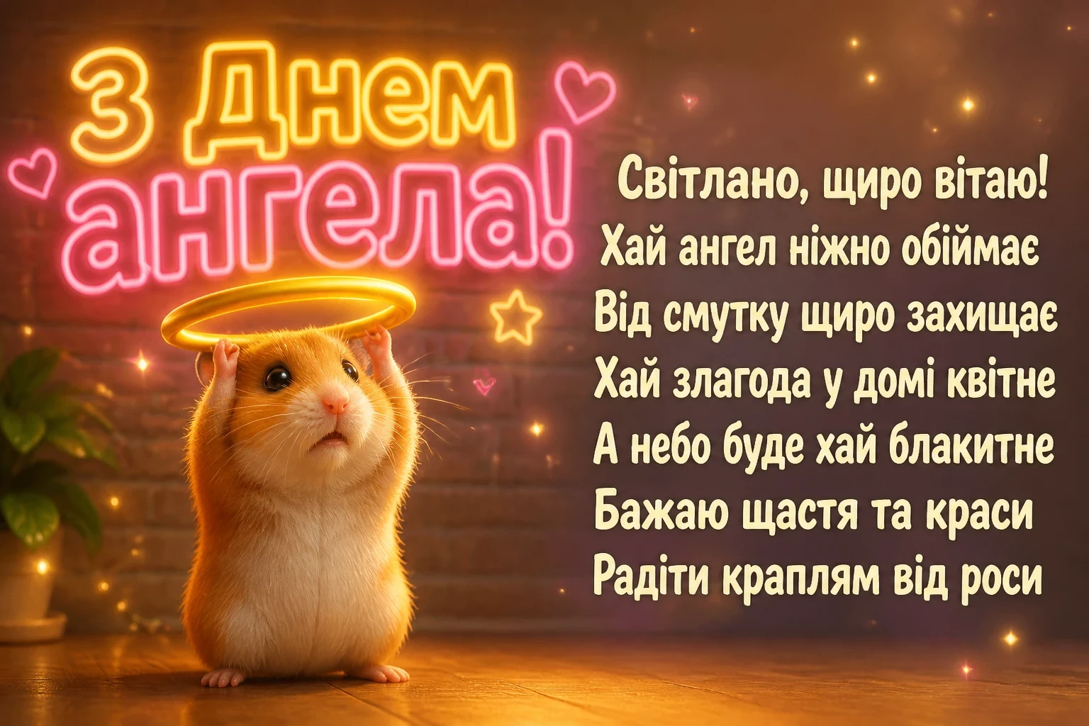 з днем ангела світлана