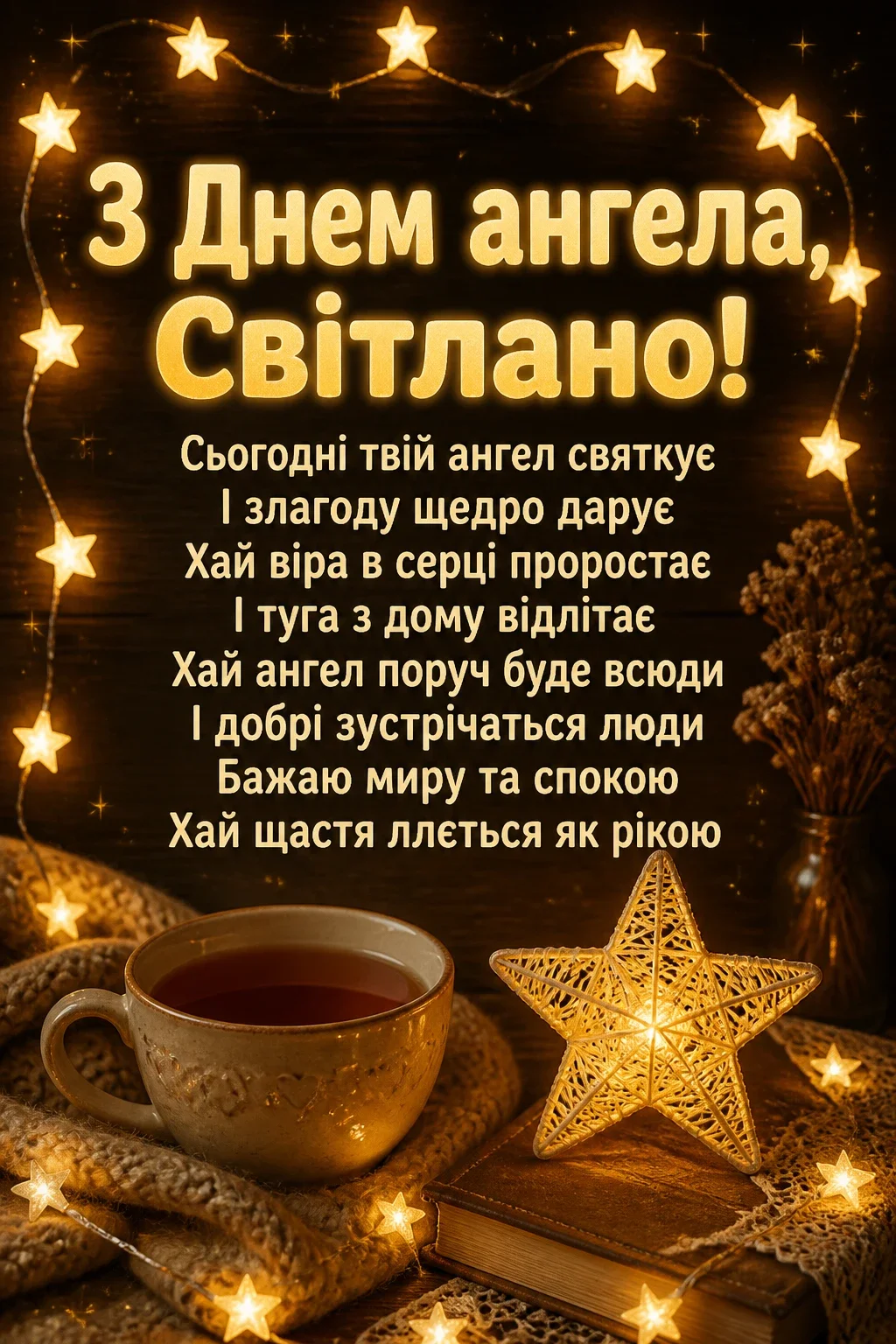 з днем ангела світлана