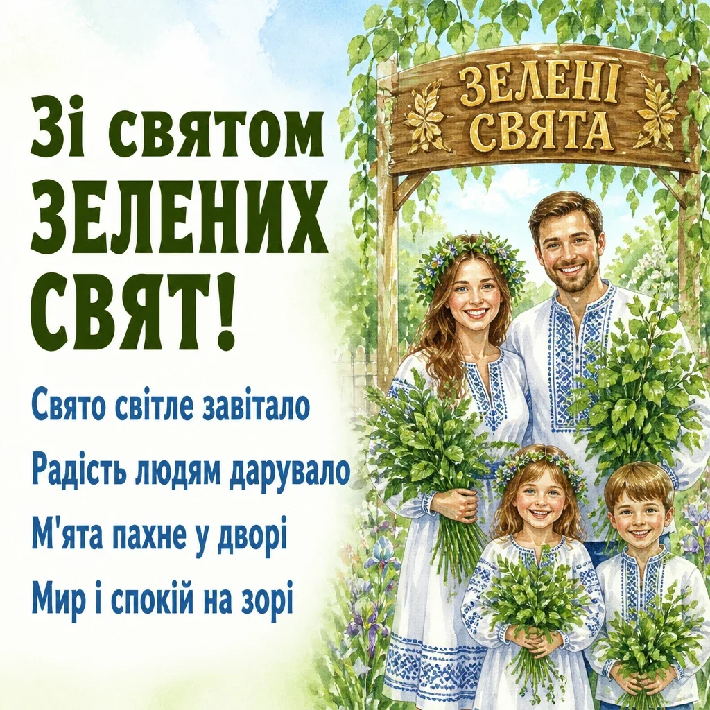 привітання з трійцею