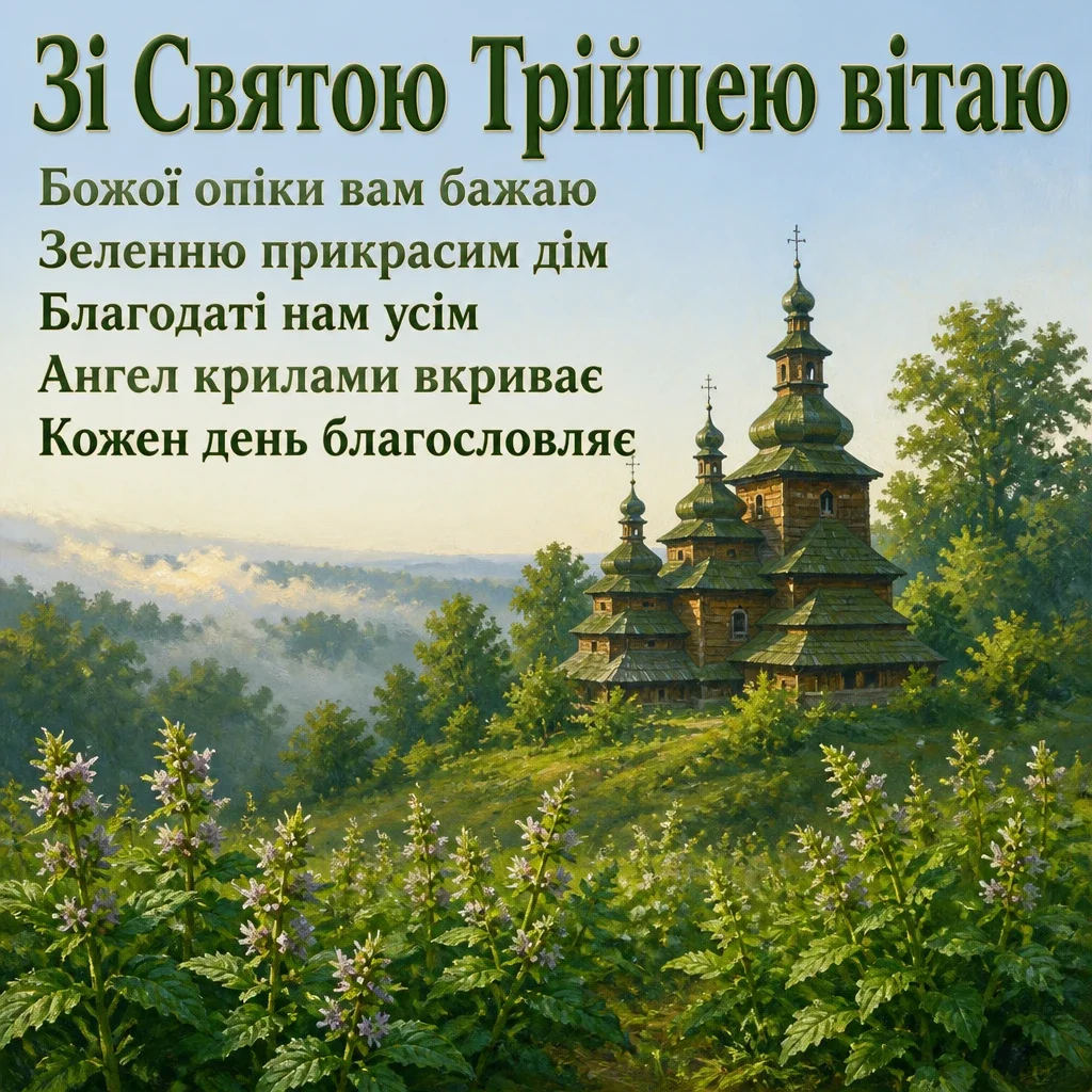 привітання з трійцею