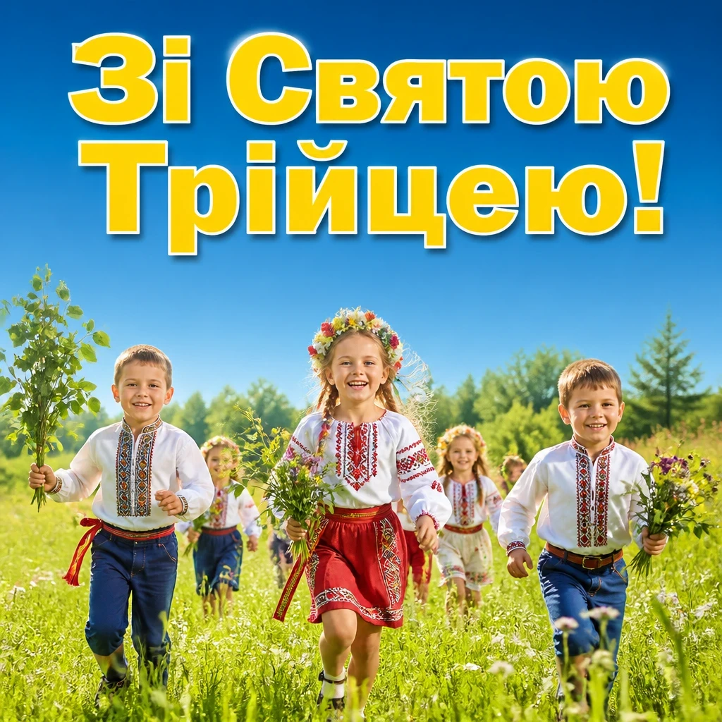 привітання з трійцею