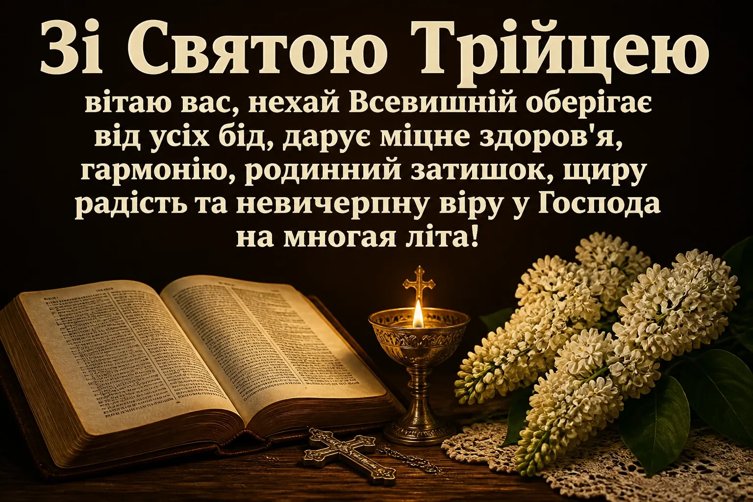 привітання з трійцею