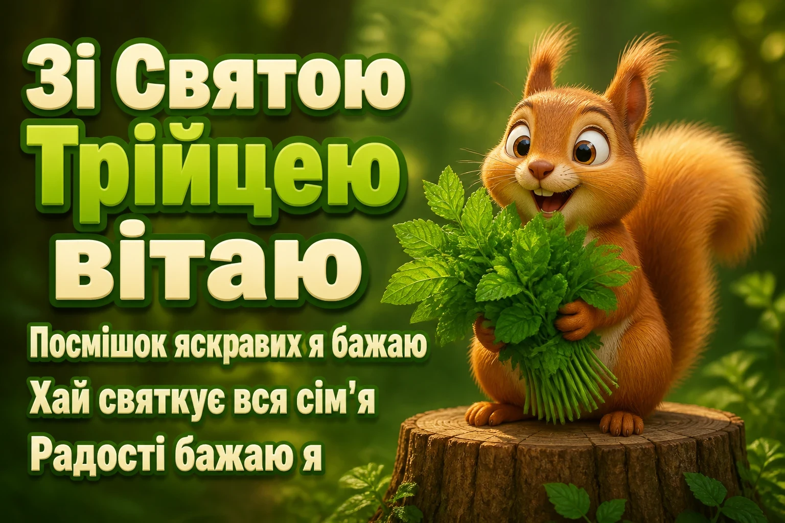привітання з трійцею