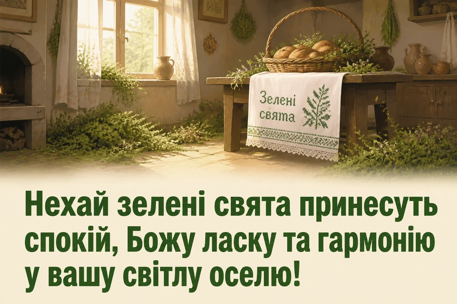 привітання з трійцею