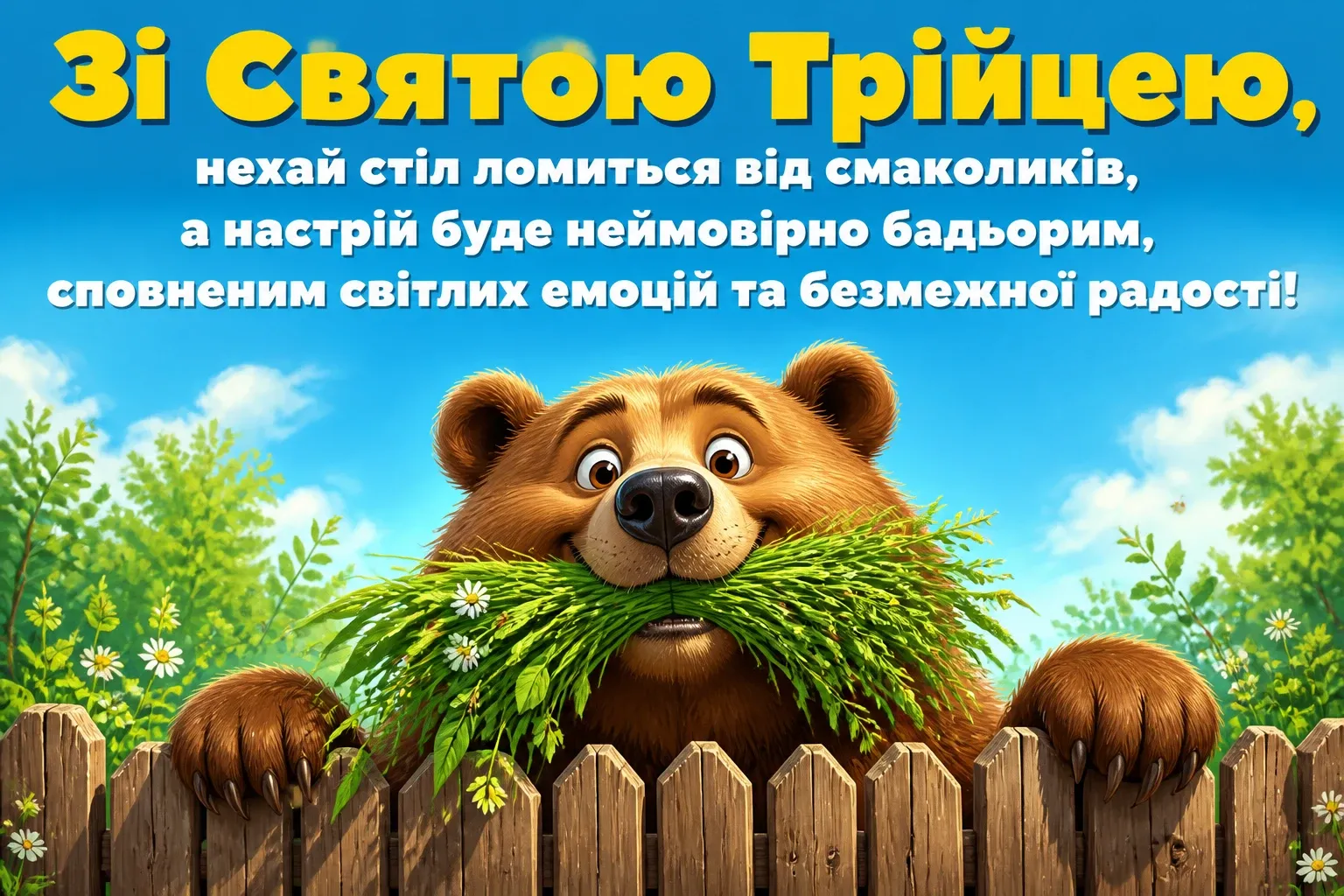 привітання з трійцею