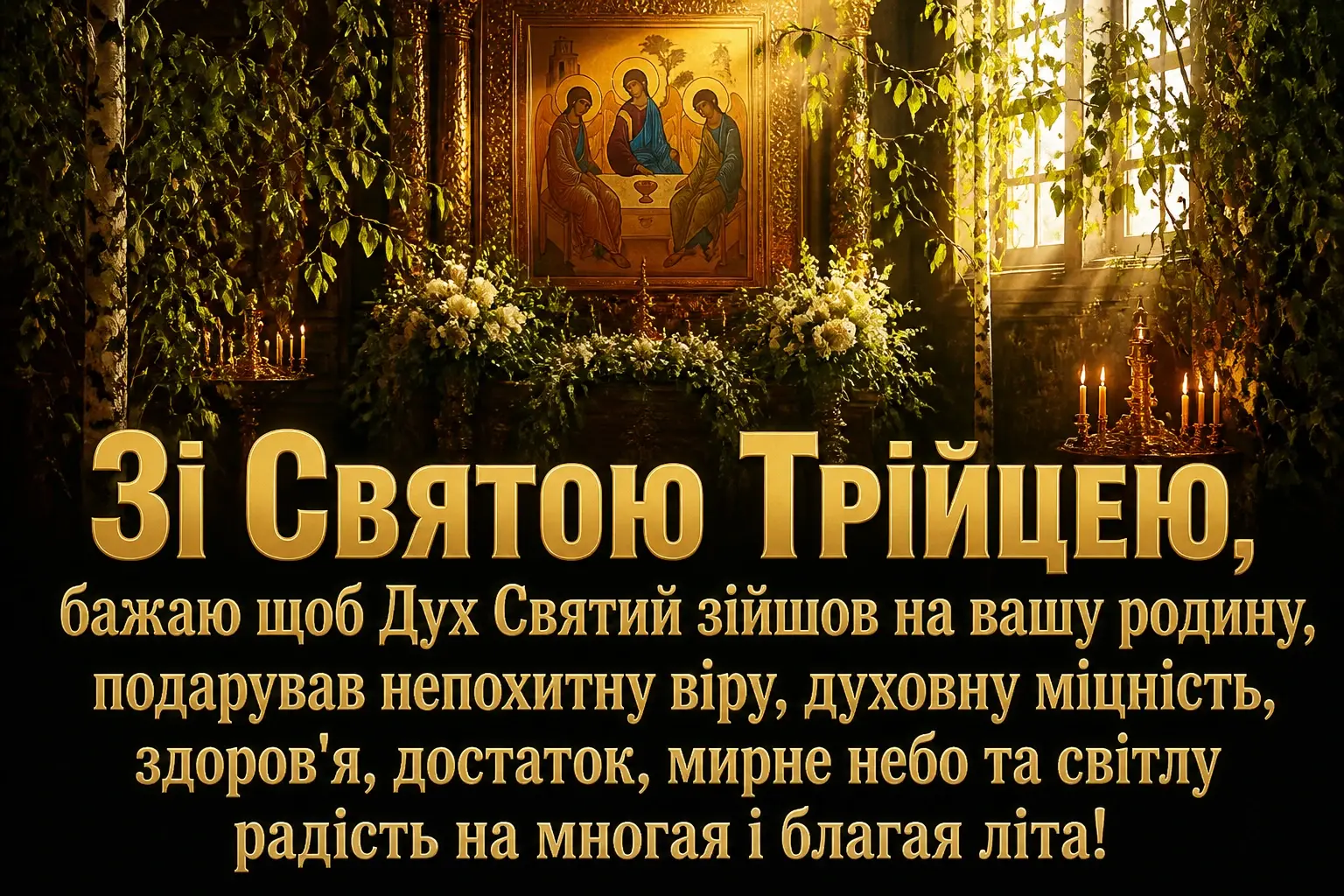 привітання з трійцею