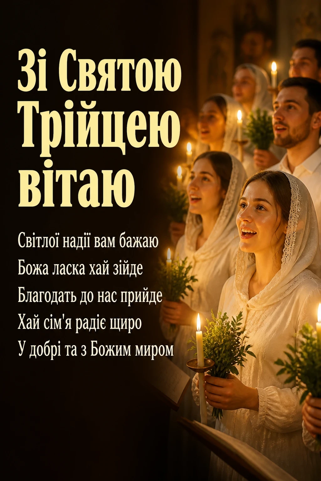 привітання з трійцею