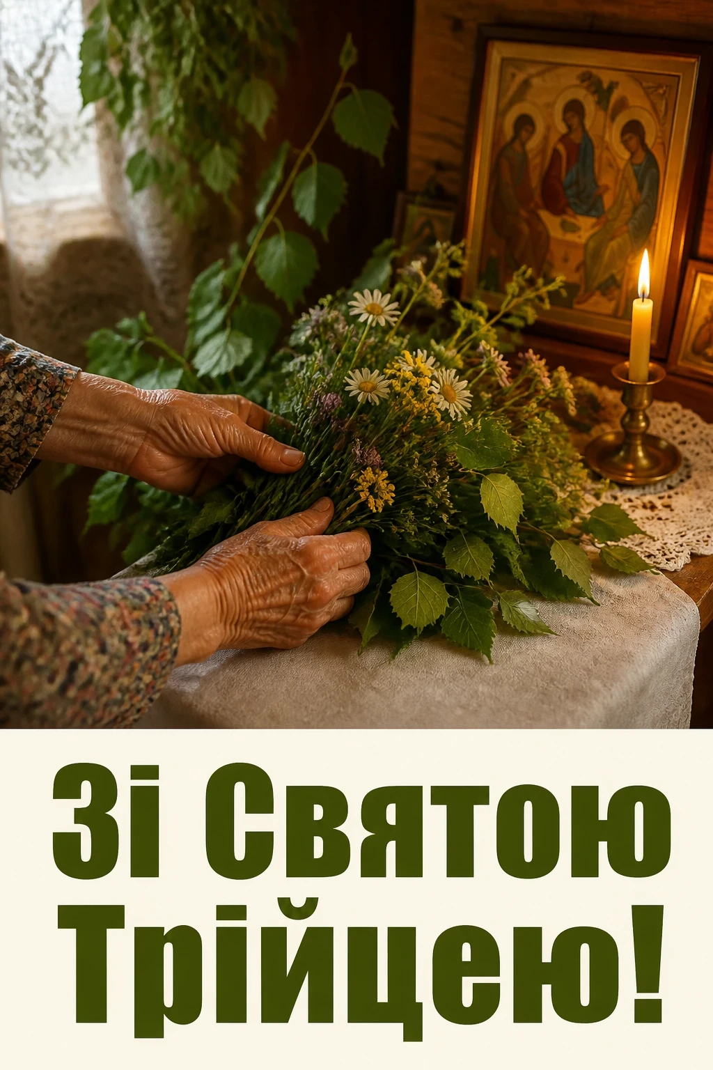 привітання з трійцею
