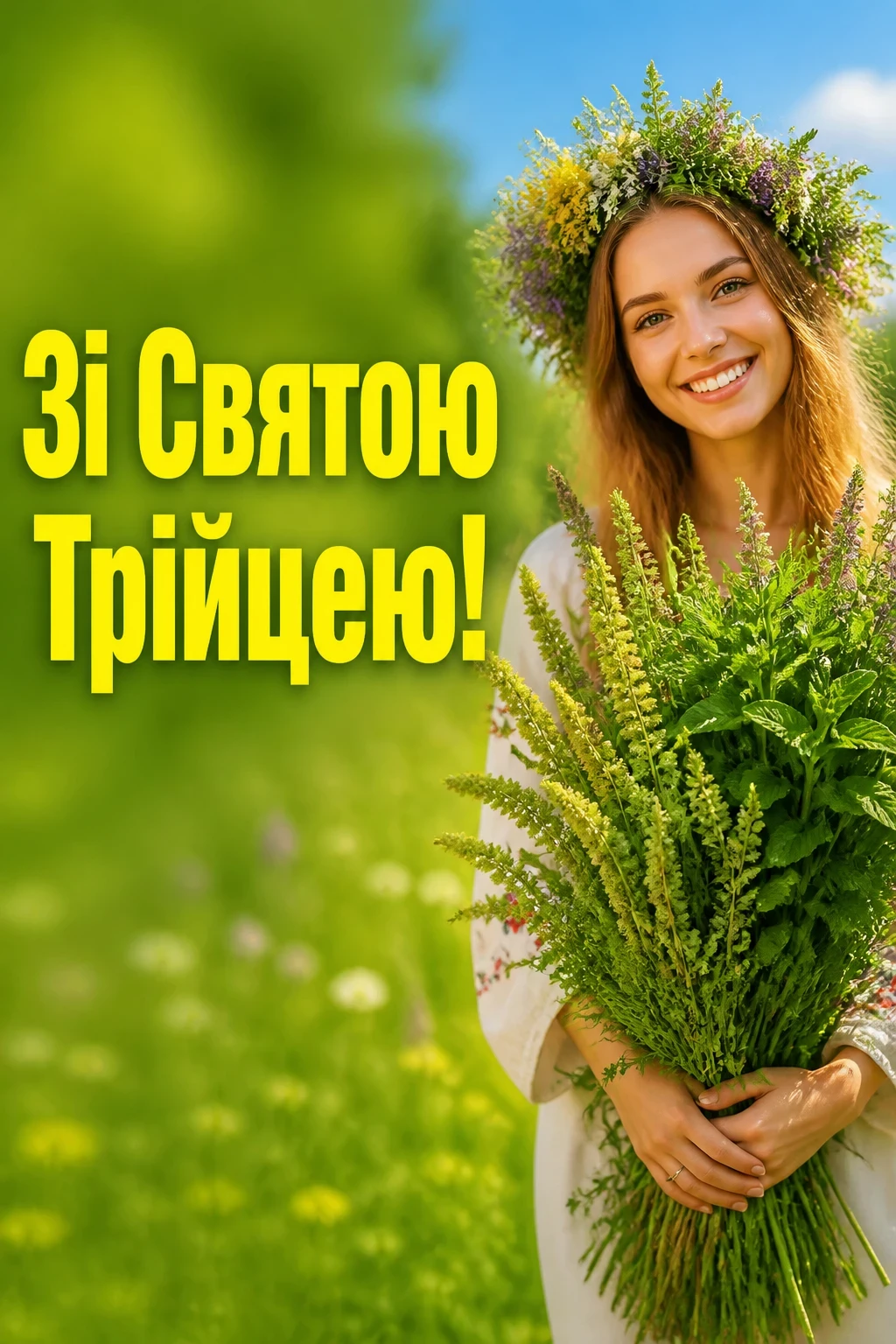 привітання з трійцею