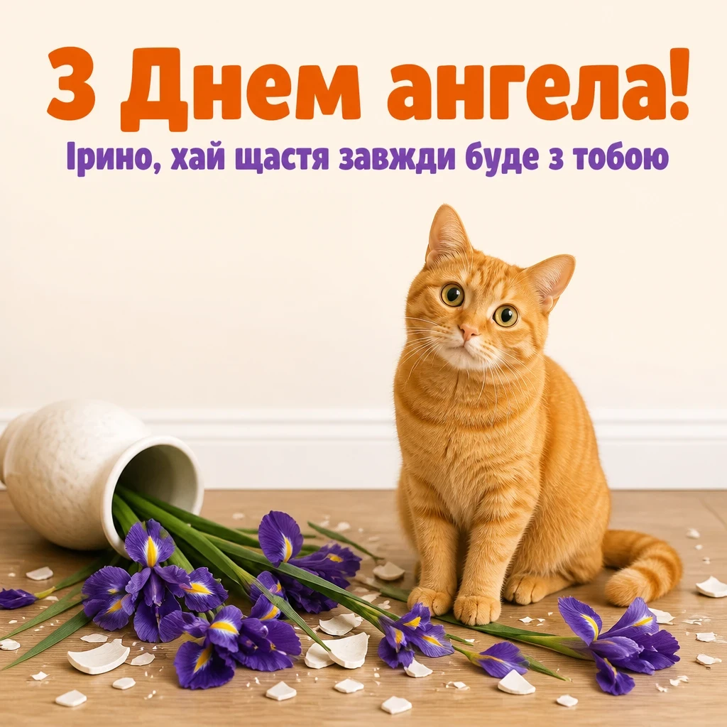 з днем ангела ірини