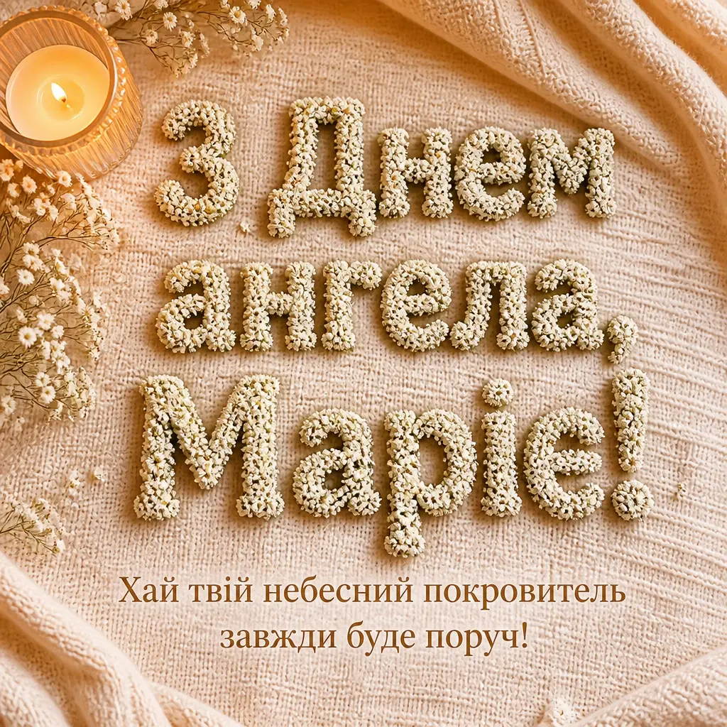 з днем ангела марії