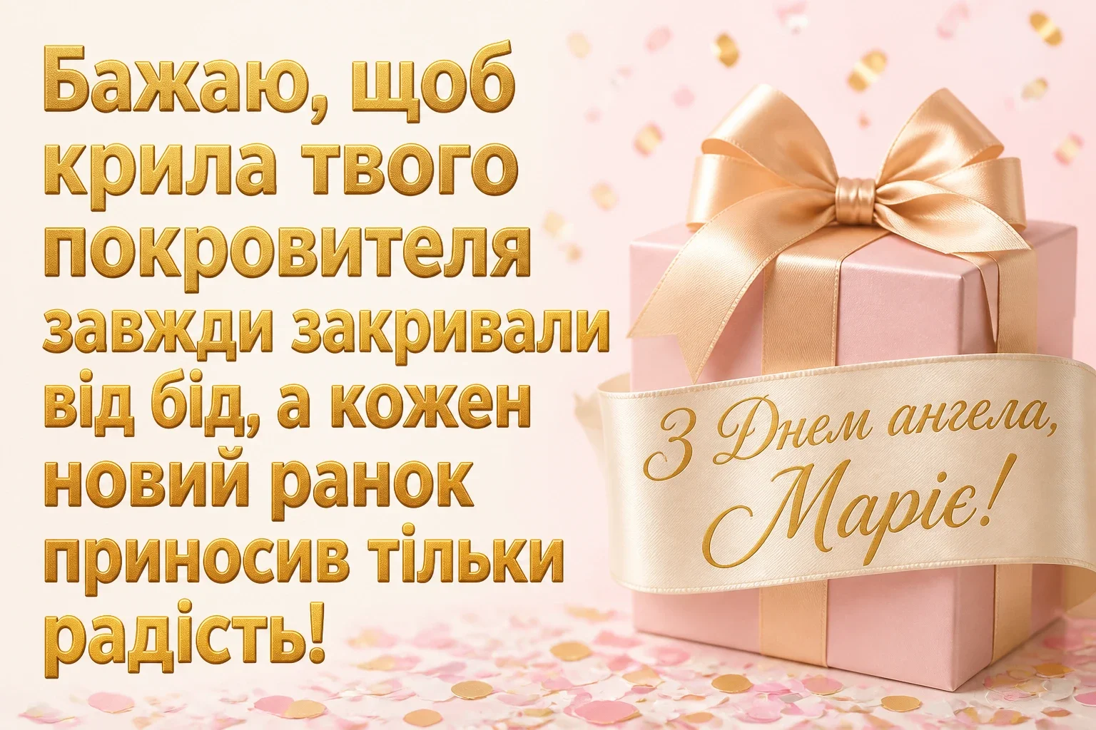 з днем ангела марії