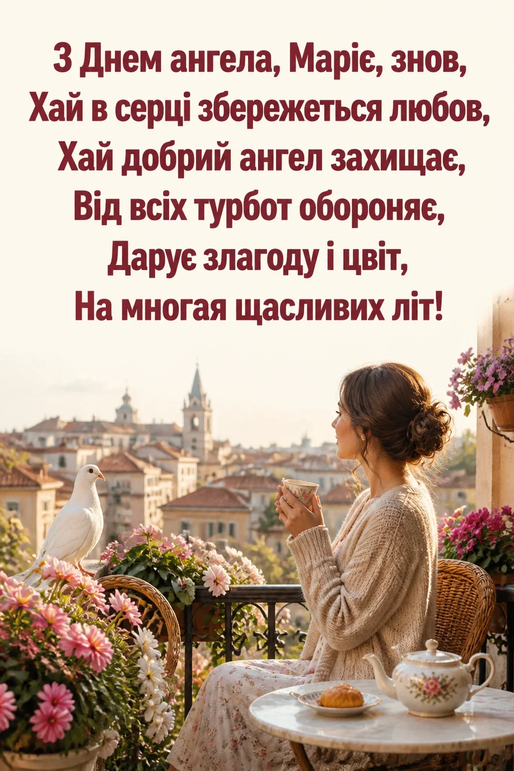 з днем ангела марії