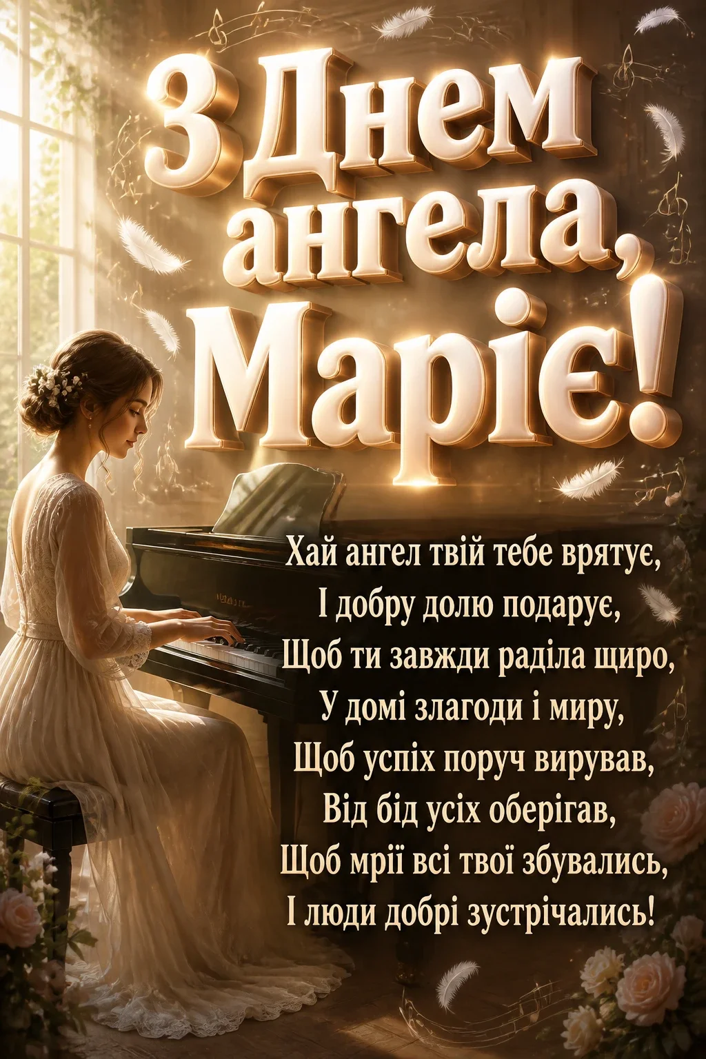 з днем ангела марії