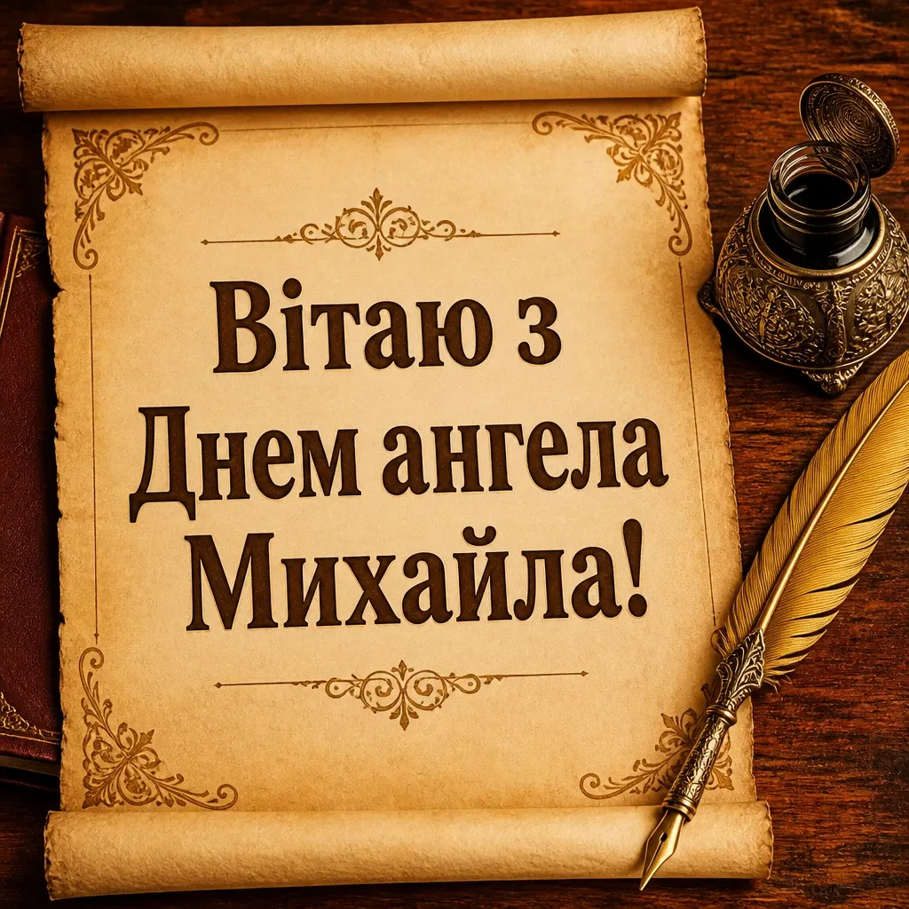 з днем ангела михайла
