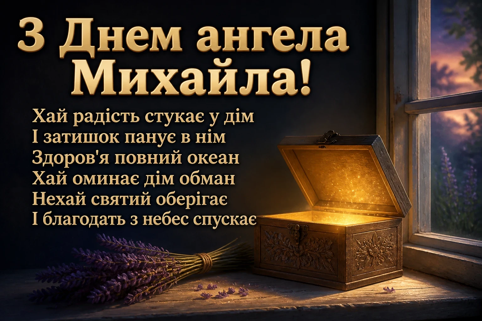 з днем ангела михайла