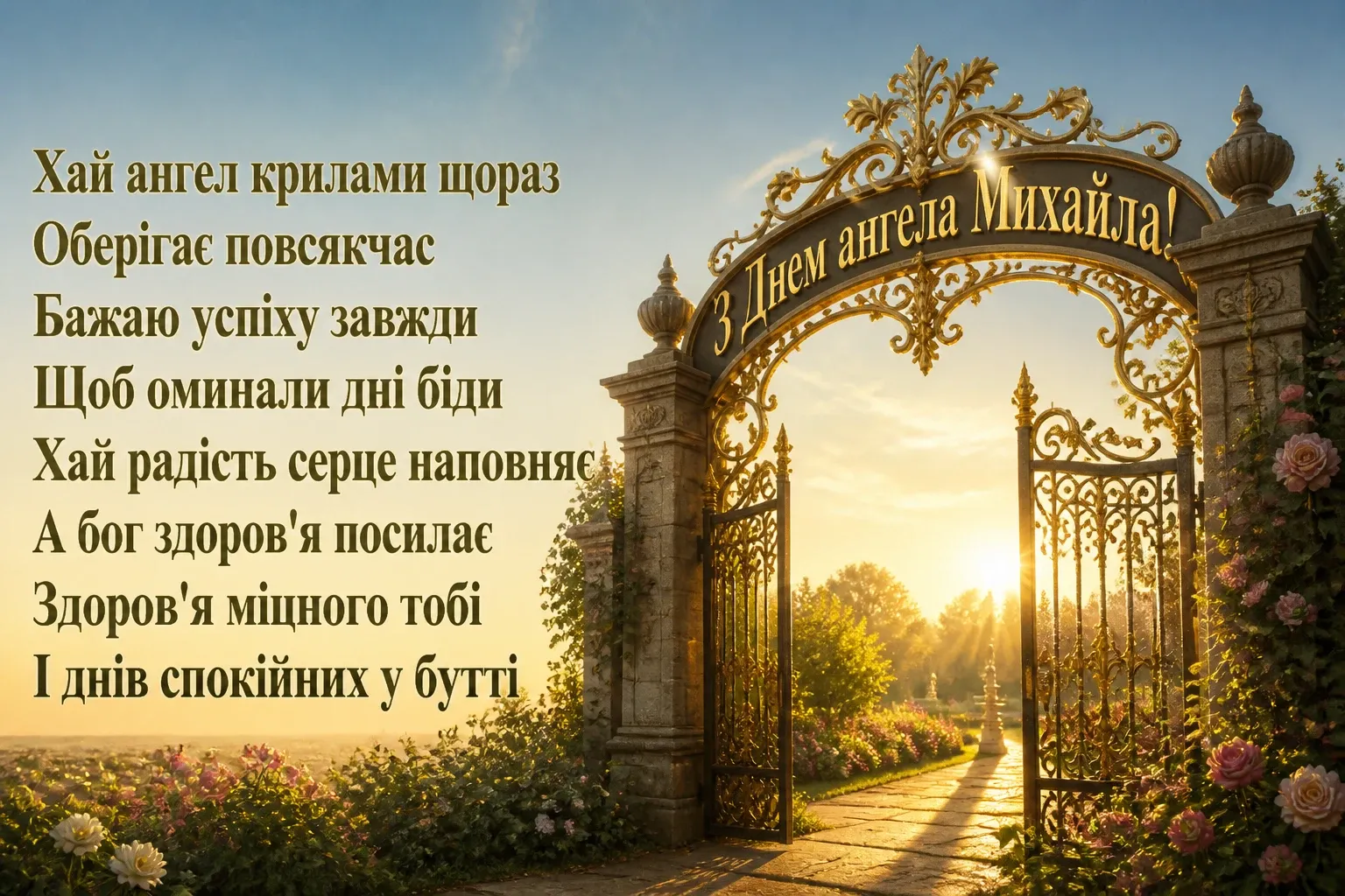 з днем ангела михайла