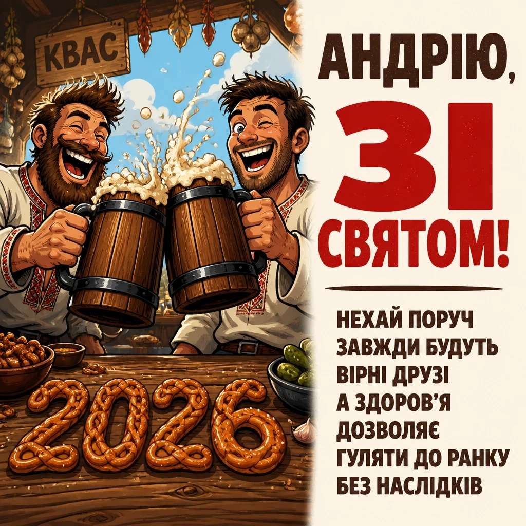 з днем ангела андрія 2026
