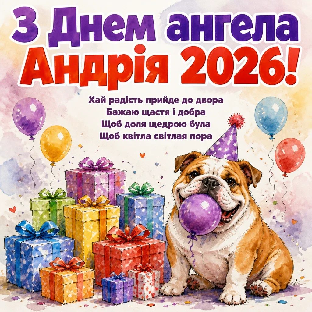 з днем ангела андрія 2026