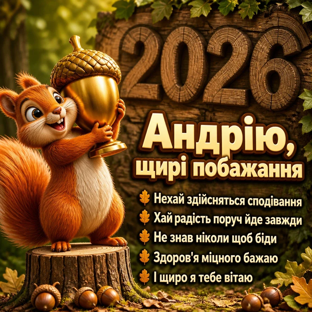 з днем ангела андрія 2026