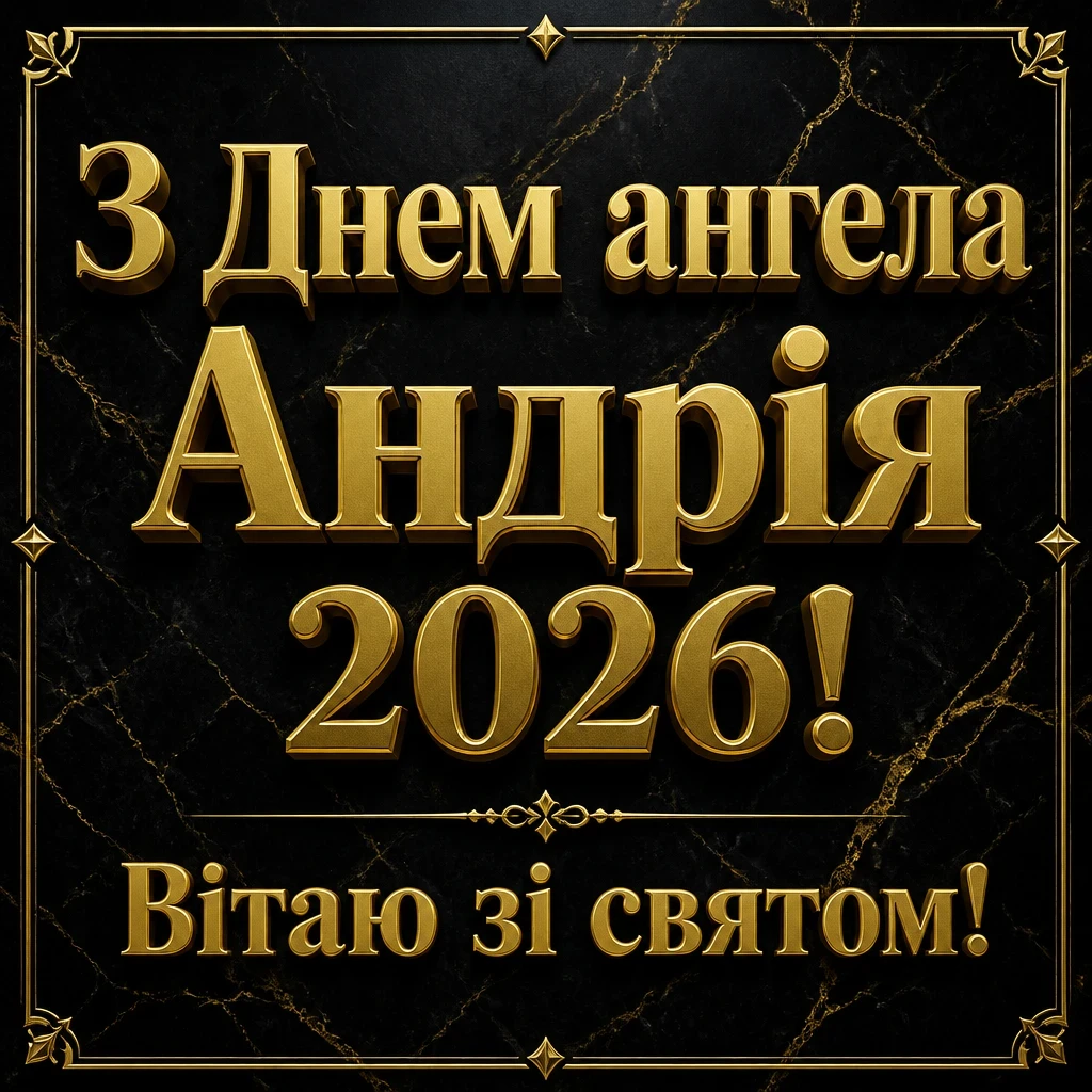з днем ангела андрія 2026