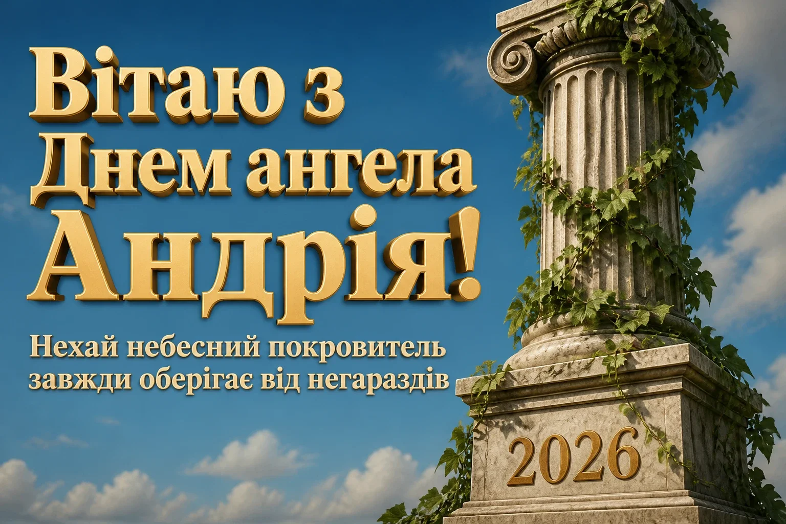 з днем ангела андрія 2026