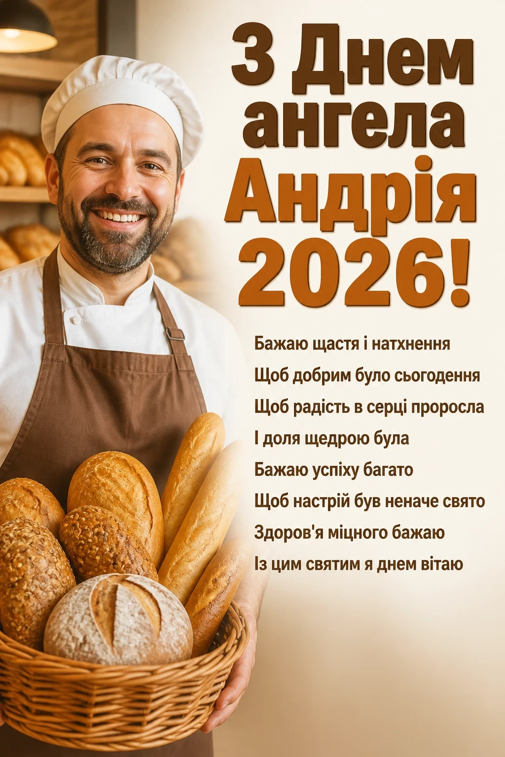 з днем ангела андрія 2026
