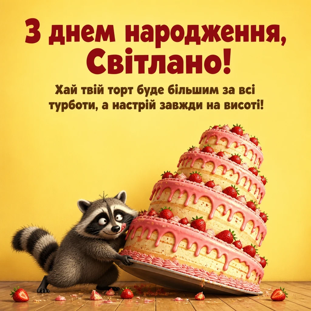 з днем народження світлана