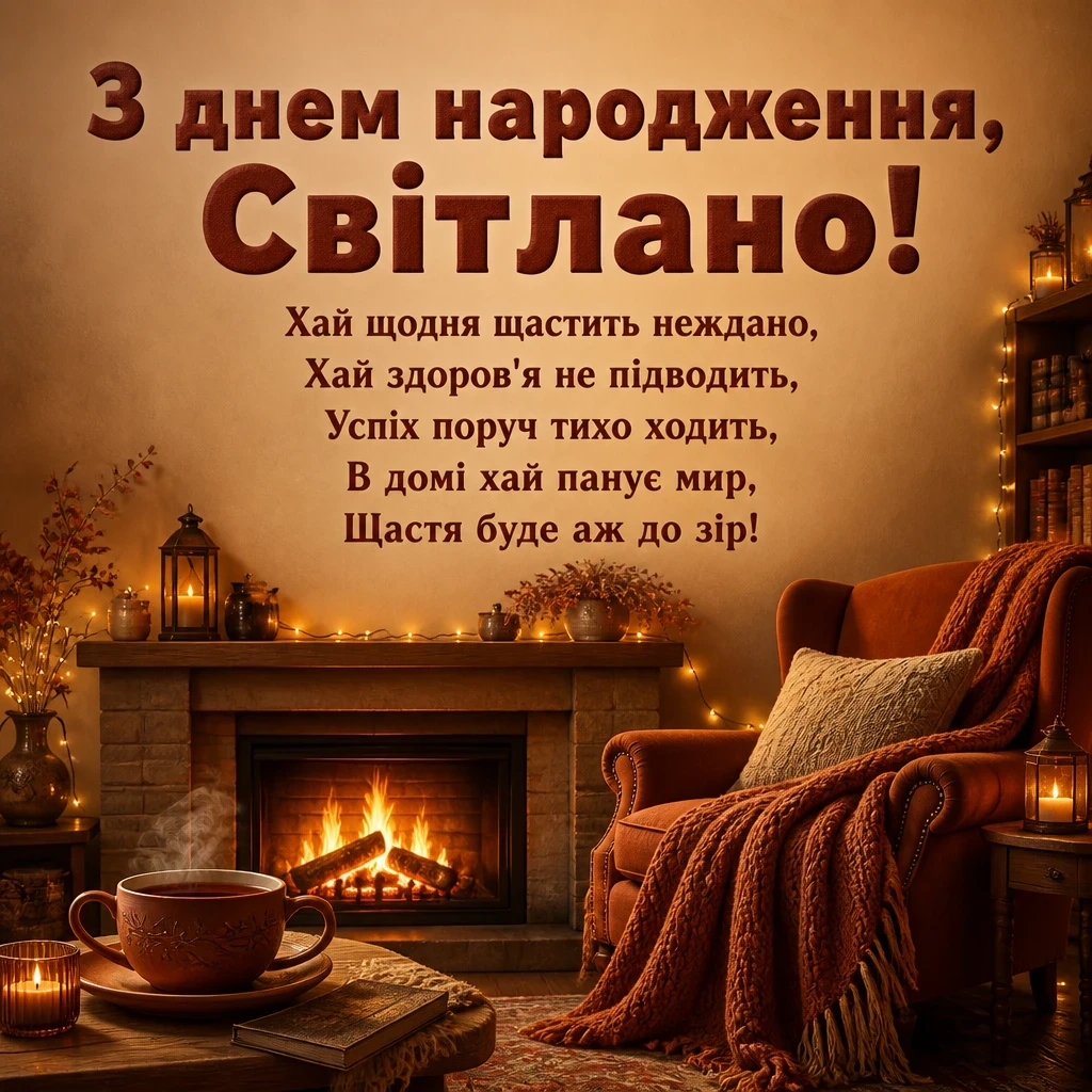 з днем народження світлана
