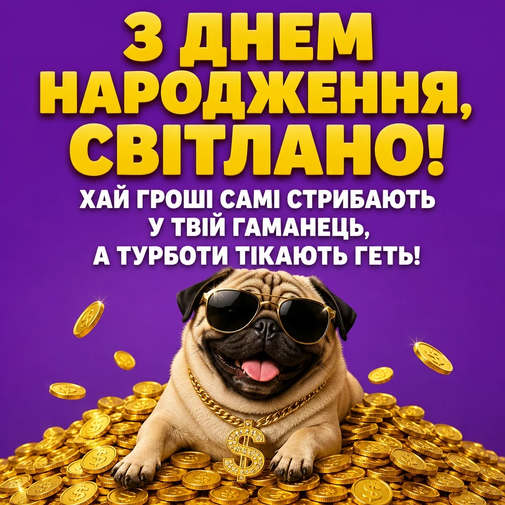 з днем народження світлана