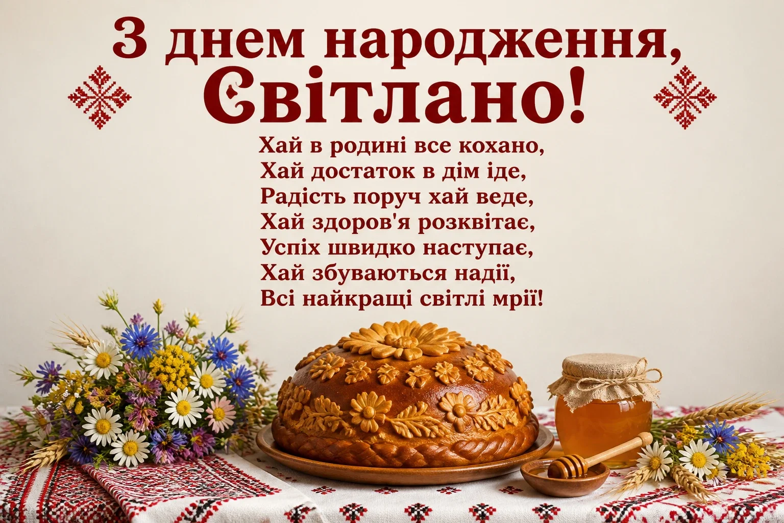 з днем народження світлана