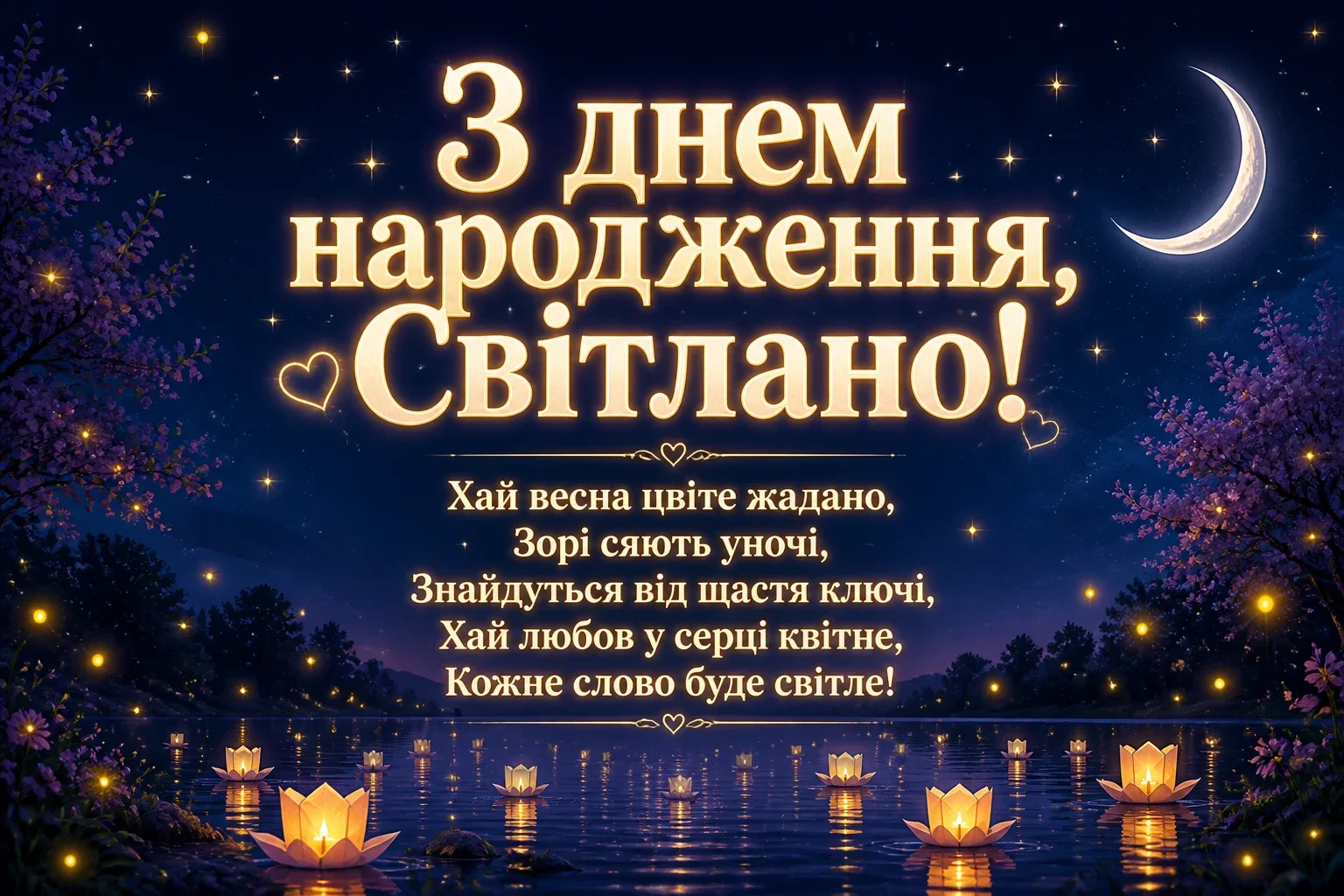 з днем народження світлана